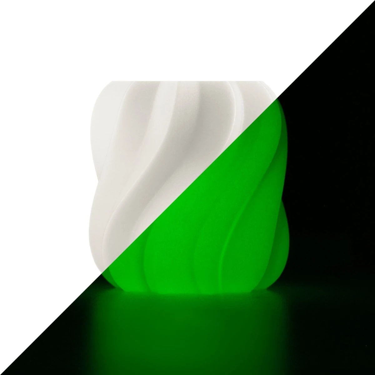 White(Green Glow)