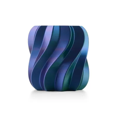 Anycubic PLA Silk Dual-Tricolor — Blue Green Purple