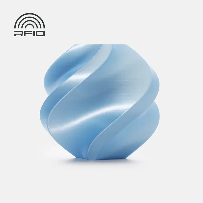 Bambu PLA Silk — Baby Blue