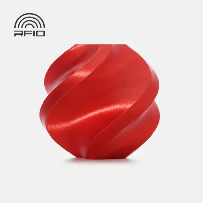 Bambu PLA Silk — Candy Red