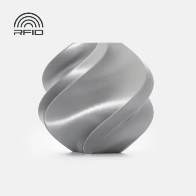 Bambu PLA Silk — Silver