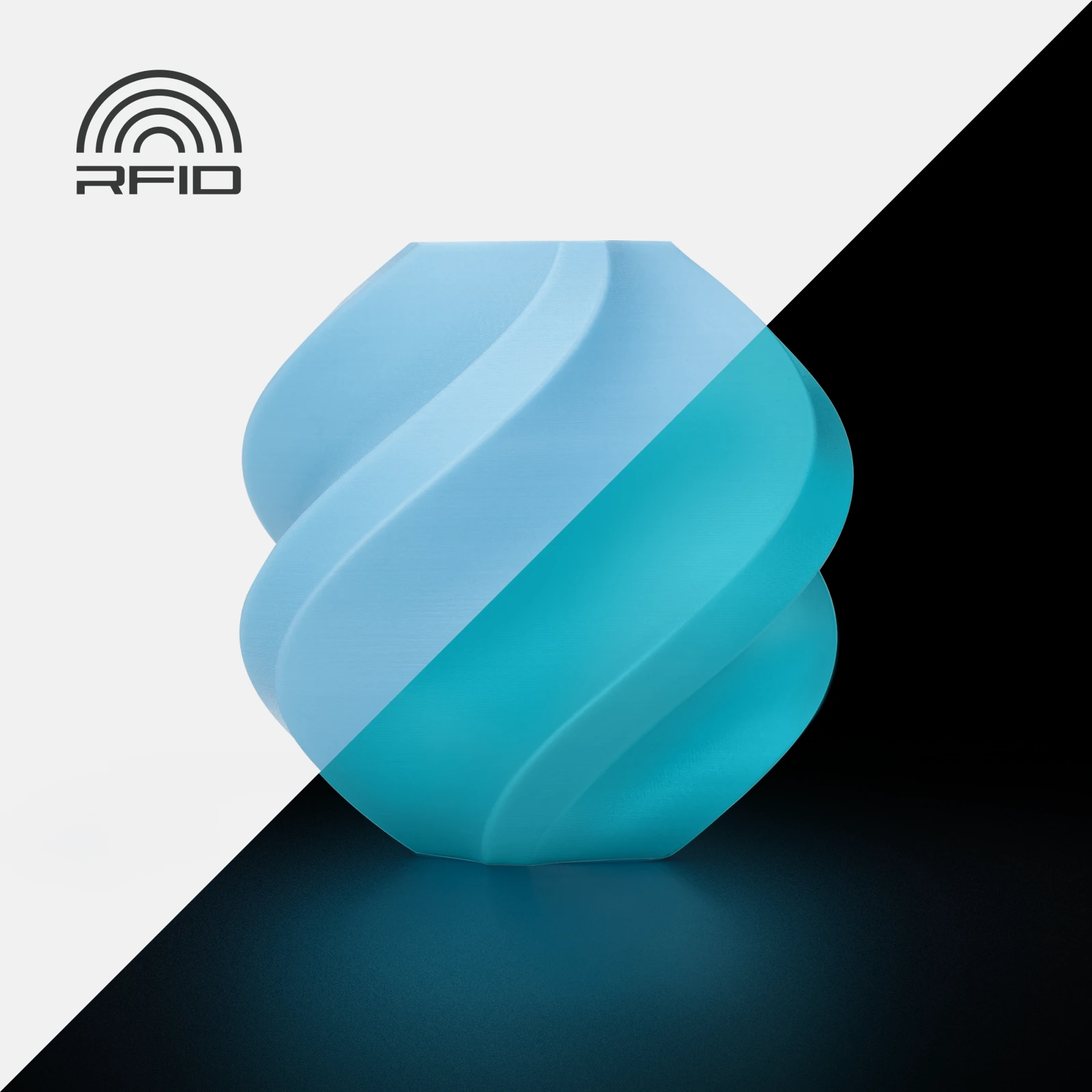 Bambu PLA Glow — Glow Blue