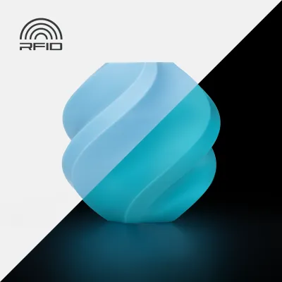 Bambu PLA Glow — Glow Blue