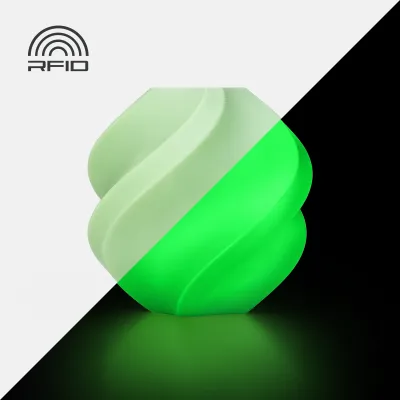 Bambu PLA Glow — Glow Green