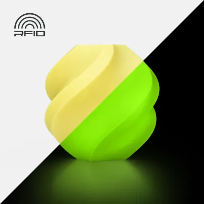 Bambu PLA Glow — Glow Yellow