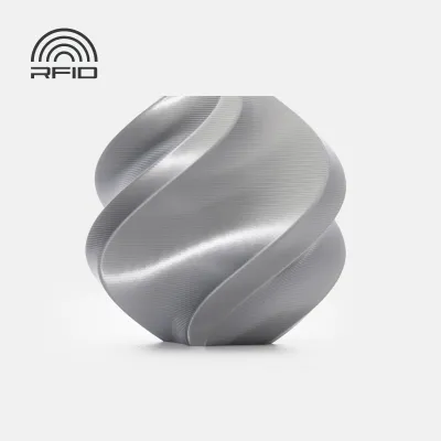 Bambu PLA Silk+ — Silver