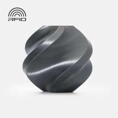 Bambu PLA Silk+ — Titan Gray
