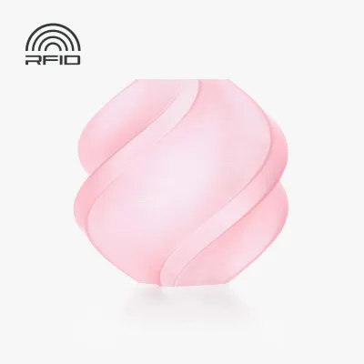 Bambu PLA Translucent — Cherry Pink