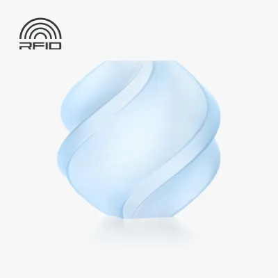 Bambu PLA Translucent — Ice Blue