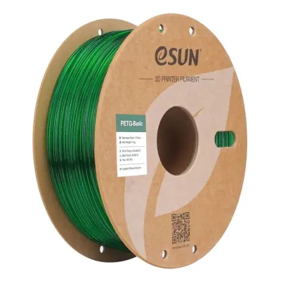 eSUN PETG-Basic — TRANSLUCENT GREEN