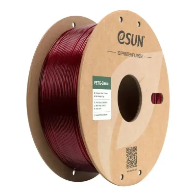 eSUN PETG-Basic — TRANSLUCENT RED