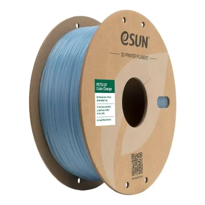 eSUN PETG-UV Color Change — UV CHANGE DARK BLUE