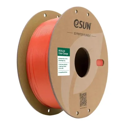 eSUN PETG-UV Color Change — UV CHANGE RED