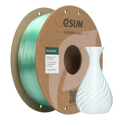 eSUN PLA-Clear — TRANSLUCENT AQUA