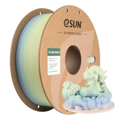 eSUN PLA-Matte Rainbow — BLUE GREEN PINK