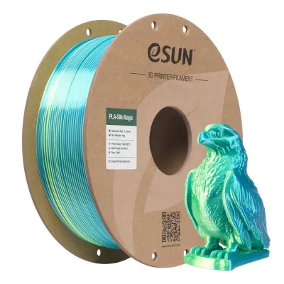 eSUN PLA-Silk Magic — LIME CYAN