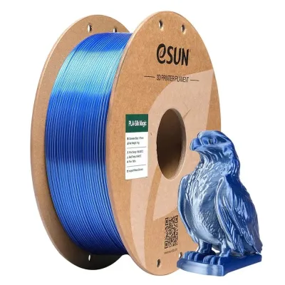 eSUN PLA-Silk Magic — SILVER BLUE