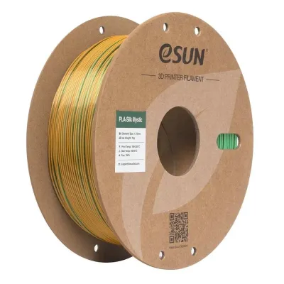 eSUN PLA-Silk Mystic — GOLD GREEN BLACK