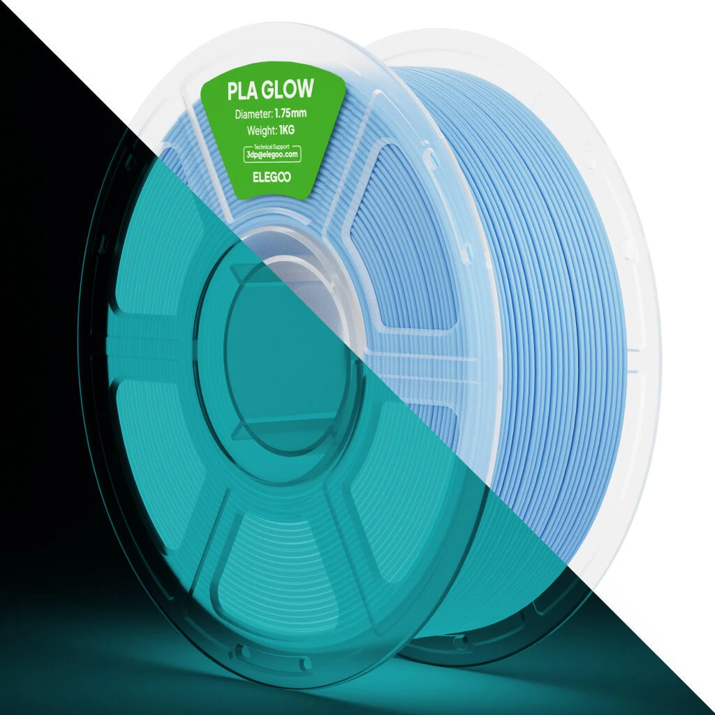 Elegoo PLA Glow — Glow Blue