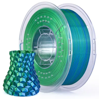 Elegoo PLA Silk — Silk Blue Green
