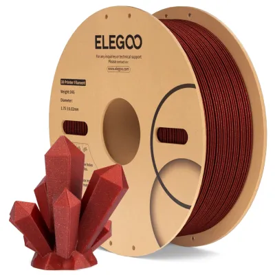 Elegoo PLA Sparkle — Sparkle Red