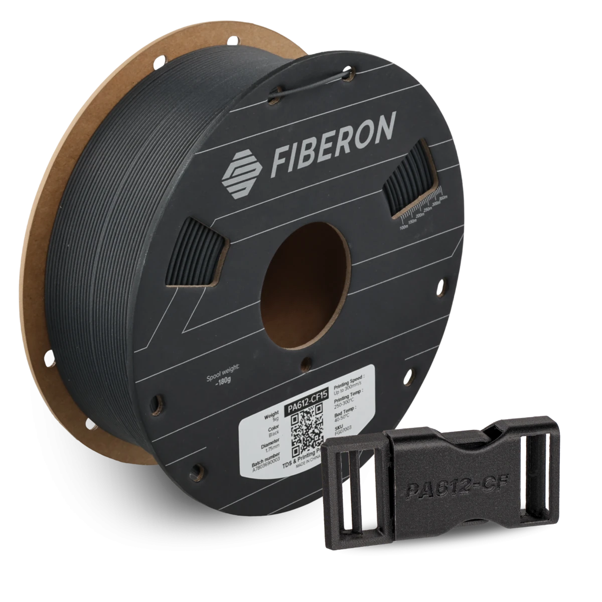 Fiberon PA612-CF15 — Black