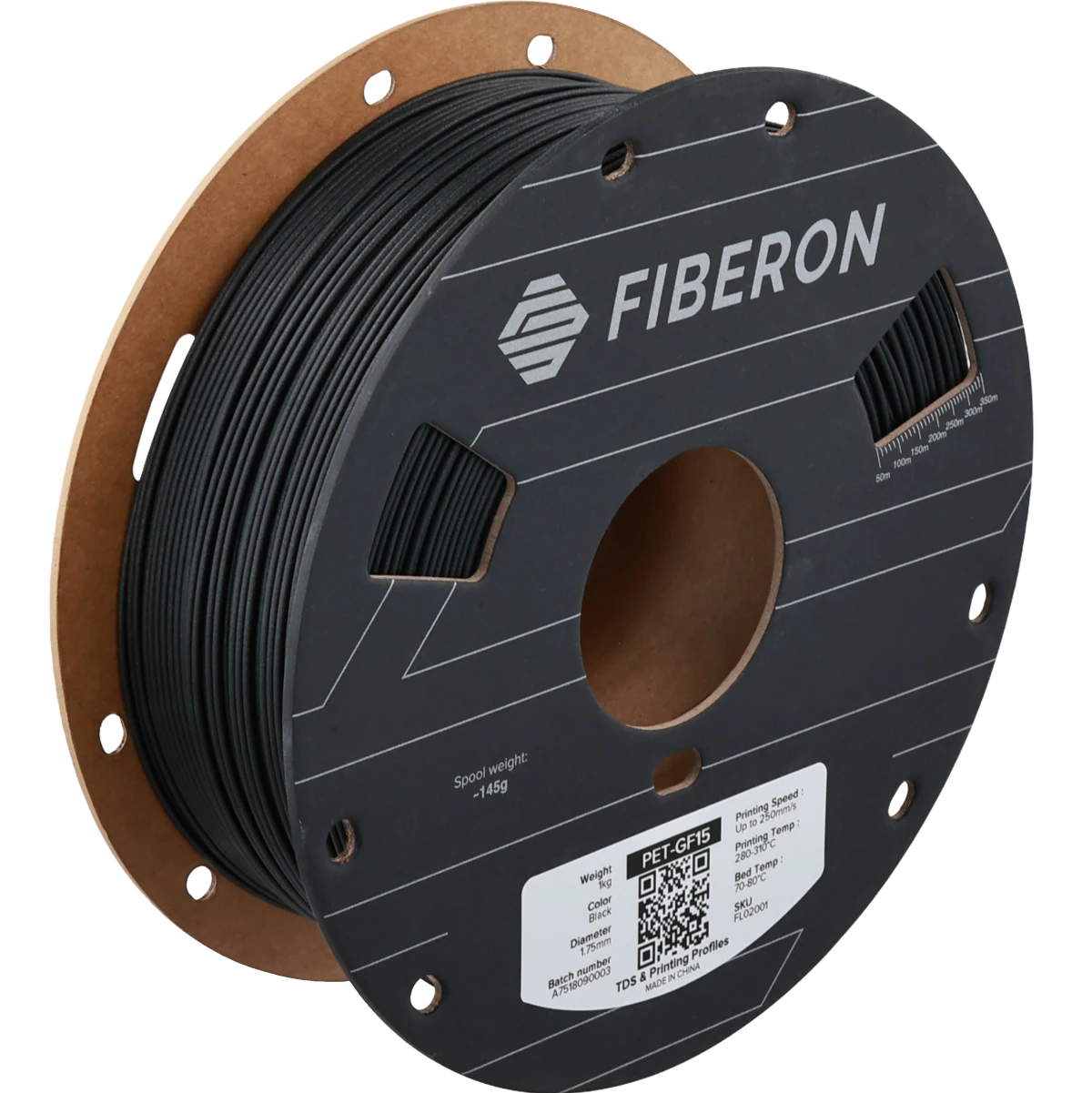 Fiberon PET-GF15 — Black