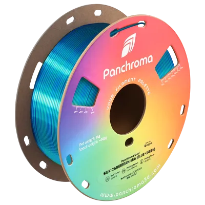Panchroma PLA Dual Silk — Dual Silk Caribbean Sea (Blue-Green)