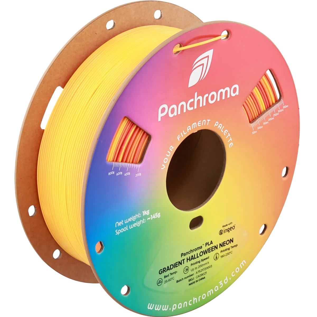 Panchroma PLA Gradient Neon — Gradient Halloween Neon
