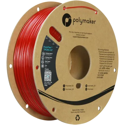 PolyFlex TPU95-HF — Translucent Red