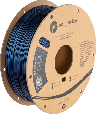 PolyLite PLA Pro Metallic — Metallic Blue