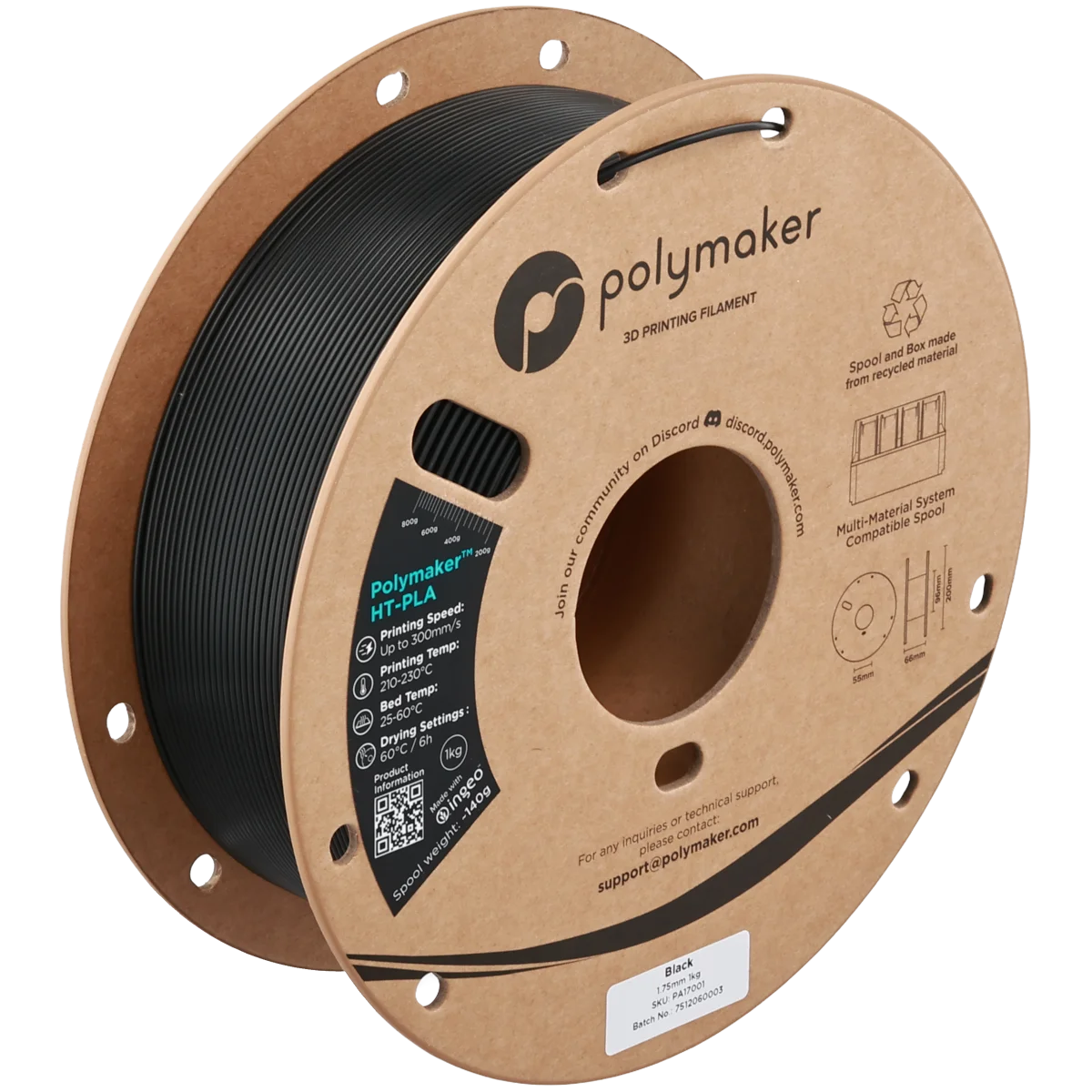Polymaker HT-PLA — Black
