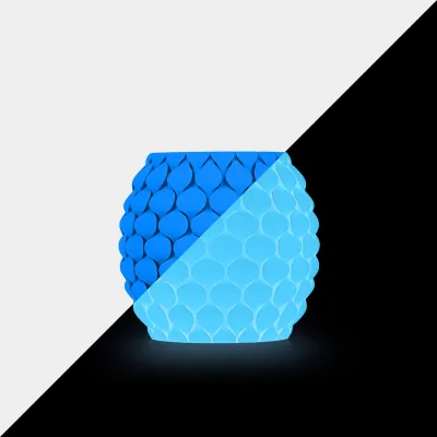 SUNLU PLA Glow — Tech Blue