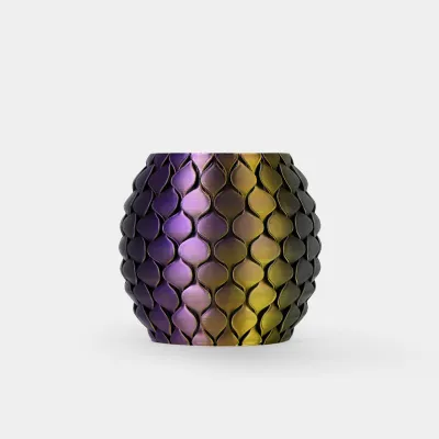 SUNLU Silk PLA+ Tri-Color — Black Gold Purple